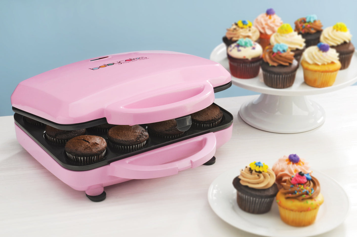 Babycakes Full Size Cupcake Maker, Pink, 12-Cupcakes, Model: CC-12