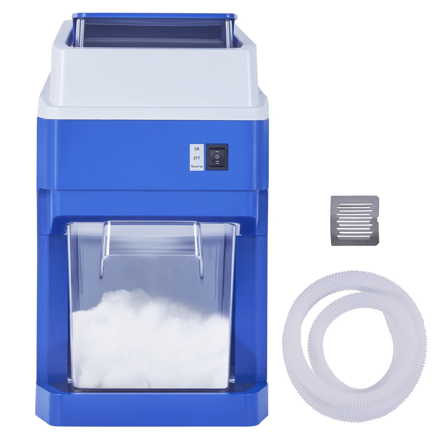 BENTISM Commercial Ice Shaver 265lbs/Hr Ice Crusher Snow Cone Machine 300W